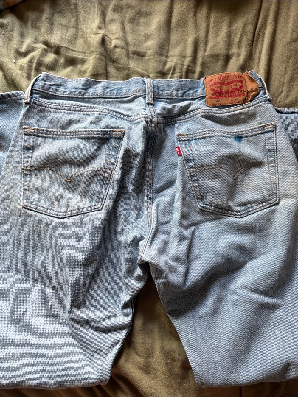 Levi's Light Wash Men's 501 Jeans